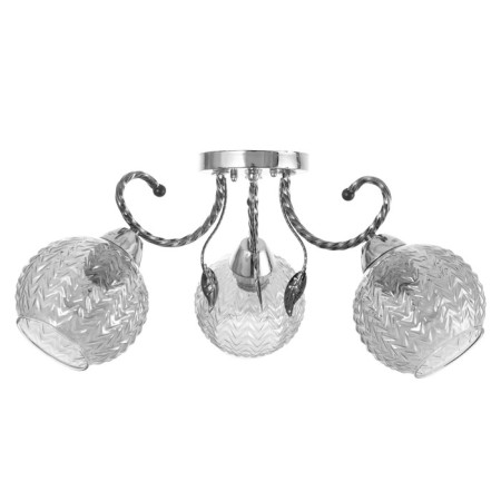 Teresa chandelier 3x40W e27 chrome, black chrome 55x55x21cm-4