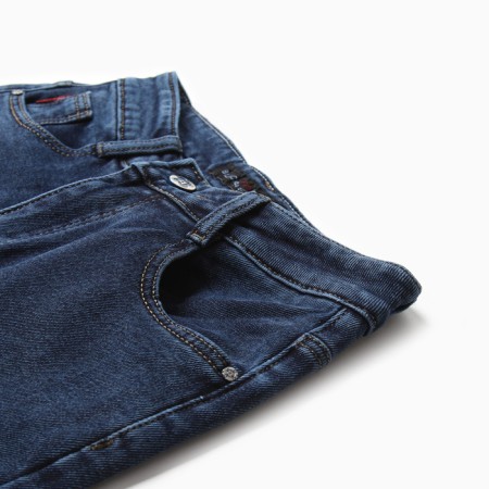 Jeans insulated female, blue color, size 32 (48)-1