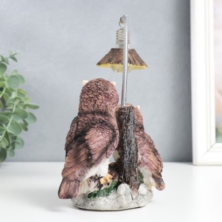 Souvenir Polystone Light "Two Filin under the flashlight" 7x11x19.5 cm-3