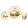 Set of children's dishes Lalababy Play with Me Busy Animals (plate, bowl, glass)