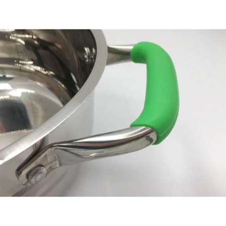 Pan Bekker de Luxe, 5.1 l, d = 24 cm, with a lid, green color-1