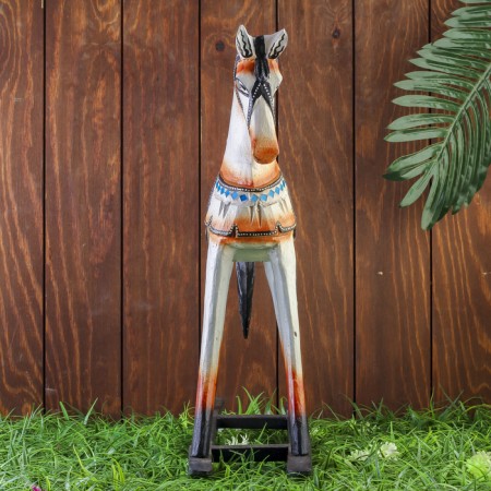 Souvenir tree "Horse rocking" 40x13x43 cm-1