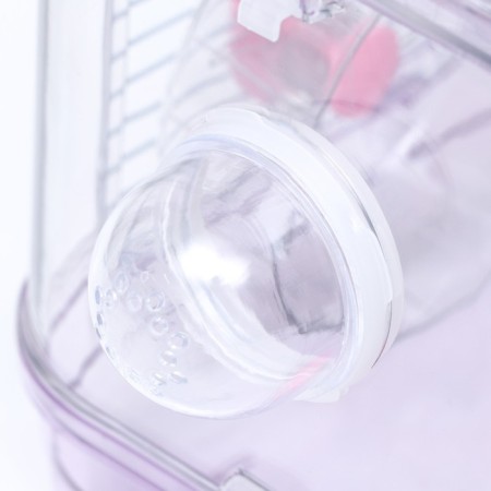 A cage for rodents with filling, 32 x 21 x 25 cm, pink-4