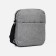 Set of men's backpack on a zipper with USB, external pocket, cosmetic bag, bag, color gray color