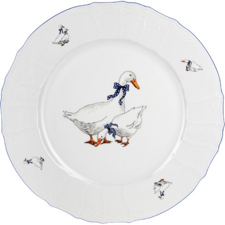 Small plate Bernadotte, Decor "Geese" 30 cm-2