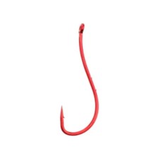 The hook KOI Ryusen-Ring-2BH, size 10 int, color Red 10 pcs.