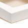 Container for removal, with a window, white, 20 x 20 x 4 cm, set 10pcs.