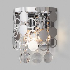 Бра Lianna, 2x60Вт E14, цвет хром