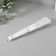 Fan h = 21 cm "flowers", white