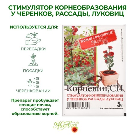 Cornevin root stimulator, joint venture, powder, 5 g