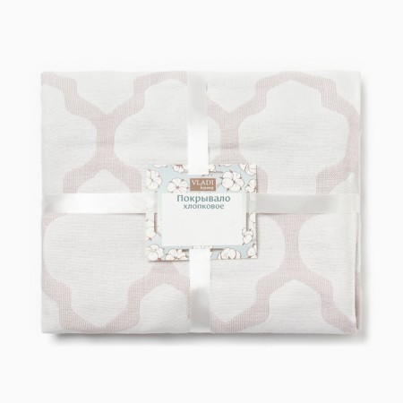 Cover with jacquard ornament 145x212cm, Bel/S, HL 50%, PE 30%, pan 20%-4