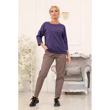 Female jumper, size 46, purple color-9