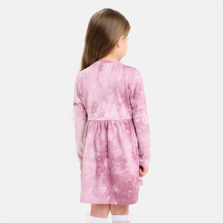 Платье детское KAFTAN "Dream" р.32 (110-116), лиловый тай-дай-3