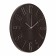 Watching clock, interior "classics", silent, D-30 cm, brown