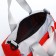 Youth bag with zipper, red color