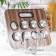 Speak for spices on the stand "Modern", 29 × 12 × 18.5 cm, capacity, 90 ml, 4 × 9.5 cm, 8 pcs