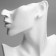 Earms with enamel "Montrustics" Yeti, white color