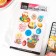 Waffle pictures edible "bright Easter" for Easter cakes, cupcakes, 1 sheet A5