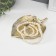 Standing interior polystone "Liszt" Light gold 17.5x13x1.8 cm