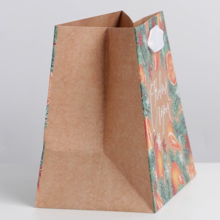 Craft square “Winter magic”, 14 x 14 x 9 cm, New Year-1