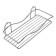 Milardo shelf, straight, steel wire