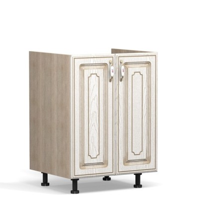 Angelica floor cabinet for sink, 600x510x820, dairy oak/ash