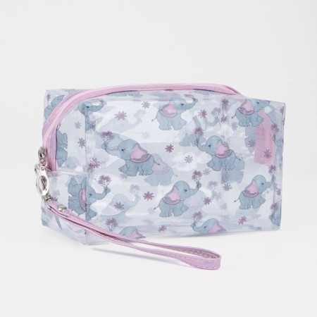 Lightning cosmetic bag, transparent color