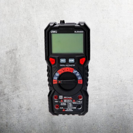 Deli DL334303 102978 multimeter, 0 - 60 MOM, 0.02 - 10 A, 0 - 1000 V