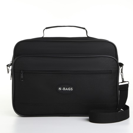 Male bag, black color