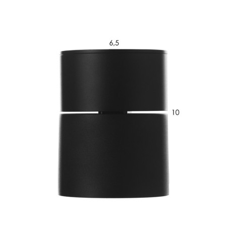 Lamp "Oreo" LED 12W 4000K DTW Black 7.5x7.5x9.6cm-5