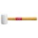 Kiyanka rubber bison 20511-340_z02, white rubber, wooden handle, 340 g