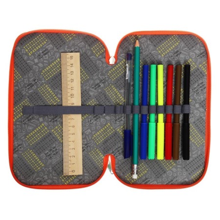 Penal 2 sections, 125 x 205 mm, with a filling of 23 items, calligrata "fox" laminated cardboard, 30p26/2/set-5