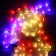 LED figure "Santa Claus", 38 × 50 cm, duralite, 100 LED, 220 V, red/green/white glow.