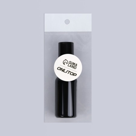A glass bottle for storage, with a sprayer "Black", 30 ml, black color-8