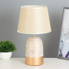 Daphne table lamp E14 40W Beige-golden 20x 20x33 cm Risalux