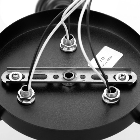 Causte "Online" (Flower) 3x15W E27 Model: BR 00235 Black/Transparent-7