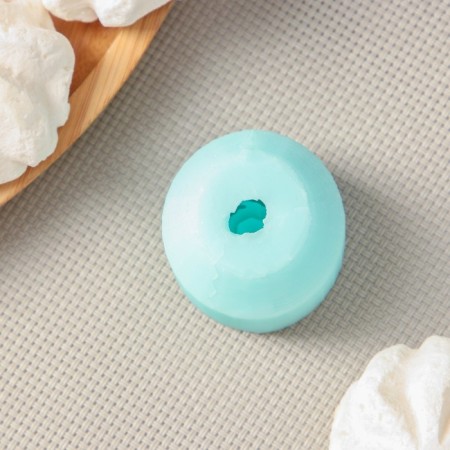 Silicone Mold "Bukenita Pink", D = 3.1 cm, h = 2.6 cm, the color is turquoise-2