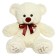 Soft toy "Bear Archie", milk color, 50 cm