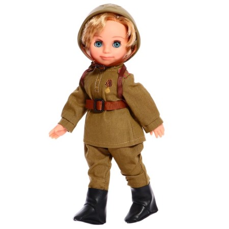 Doll "Infantryman with a helmet", 30 cm-2