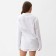 Female pajamas (shirt and shorts) KAFTAN LINEN, R.48-50, White