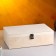 Gift box 34 × 21.5 × 10.5 cm is wooden, with a closing lid, without painting