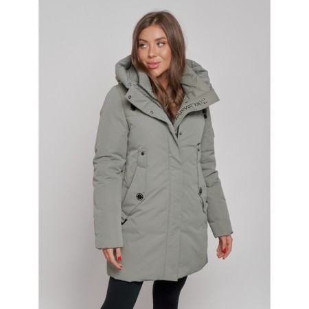 Winter Winter jacket, size 42, khaki color-9