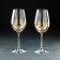 A set of glasses for the wine "Golden Spiral", 350 ml, 2 pcs