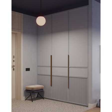 PEA PEA, 497 × 403 × 425 mm, velor, beige color / dark blue-9