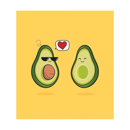 Set of napkins for setting the table "Avocado lovers", rectangular, size 32x46 cm, 4 pcs-2