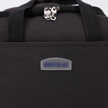 Thermal -mosa with a zipper 6.5 liters, external pocket, black color-2