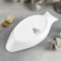 Porcelain dish for fish Wilmax, 25.5 × 12 cm, white color