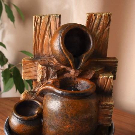 The fountain "Alaz" barrels, 28x16 cm (with backlight, without ball)-1