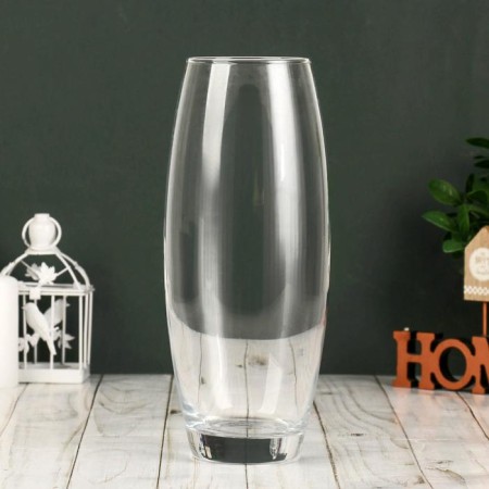 Vase "Flora", D = 7.5 cm, h = 26 cm, transparent