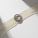 Choker-Coker "luxury" pearl, white in silver, 30.5 cm